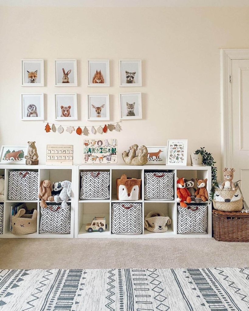 Animal Baby Room Theme Storage