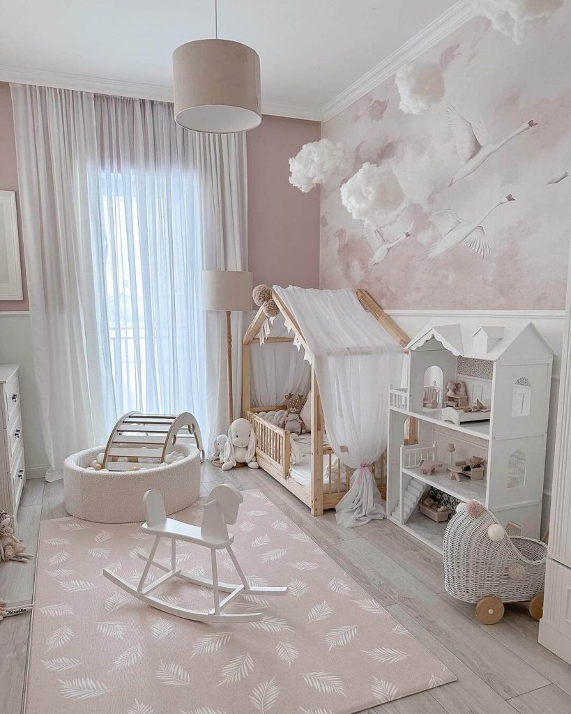 Dreamy Pastel Montessori Playroom