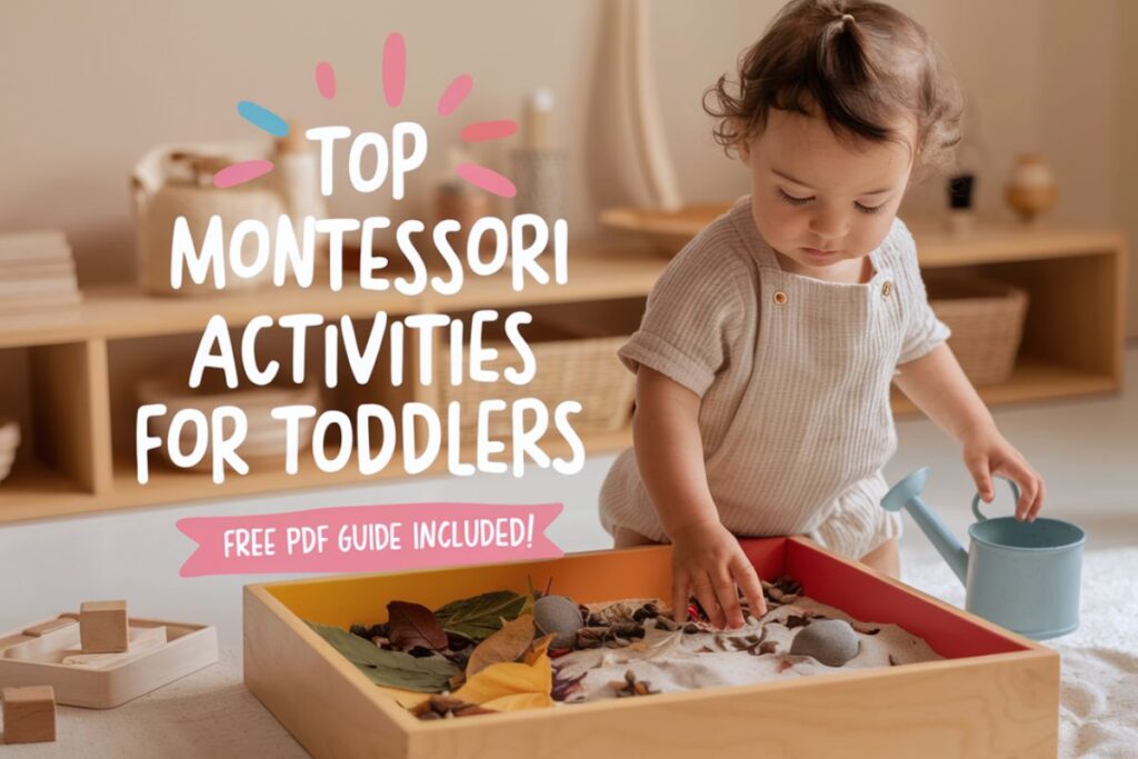 Top Montessori Activities for 2-Year-Olds – Free PDF Guide Included