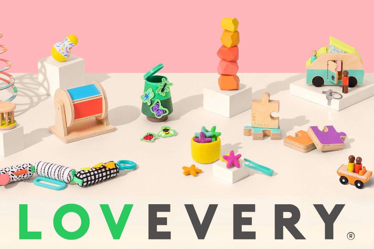 Montessori play kit toys by Lovevery
