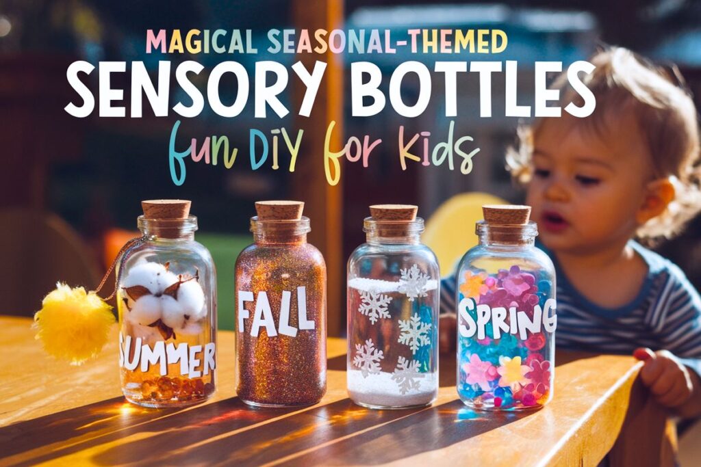 View of DIY Sensory Bottles: Mesmerizing Seasonal-Themed Creations For Kids ...