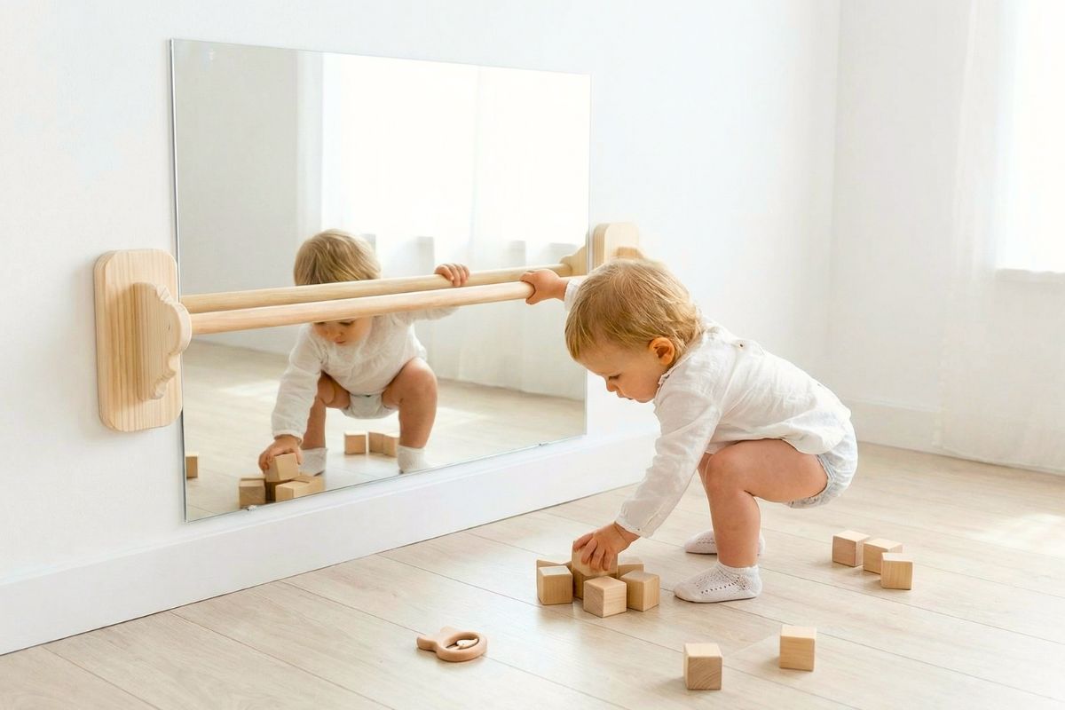 montessori nursery pull up bar