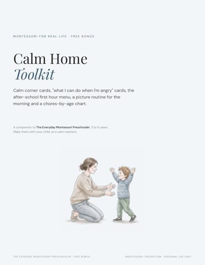 Preview of the first page of Calm Home Toolkit